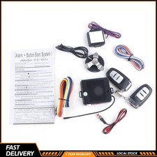 Car Keyless Entry Engine Start Alarm System Push Button Remote Starter Stop