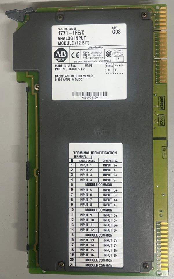 ALLEN BRADLEY1771-IFE/C REV.G03 - Image 2 of 3