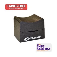Race Ramps RR-WC-8-2, 2 Pack Black Foam Wheel Cradle Adjustable Height 8In Perfo