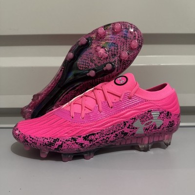 Under Armour Magnetico Elite 4 FG PV Soccer Cleats Pink  display picture 2