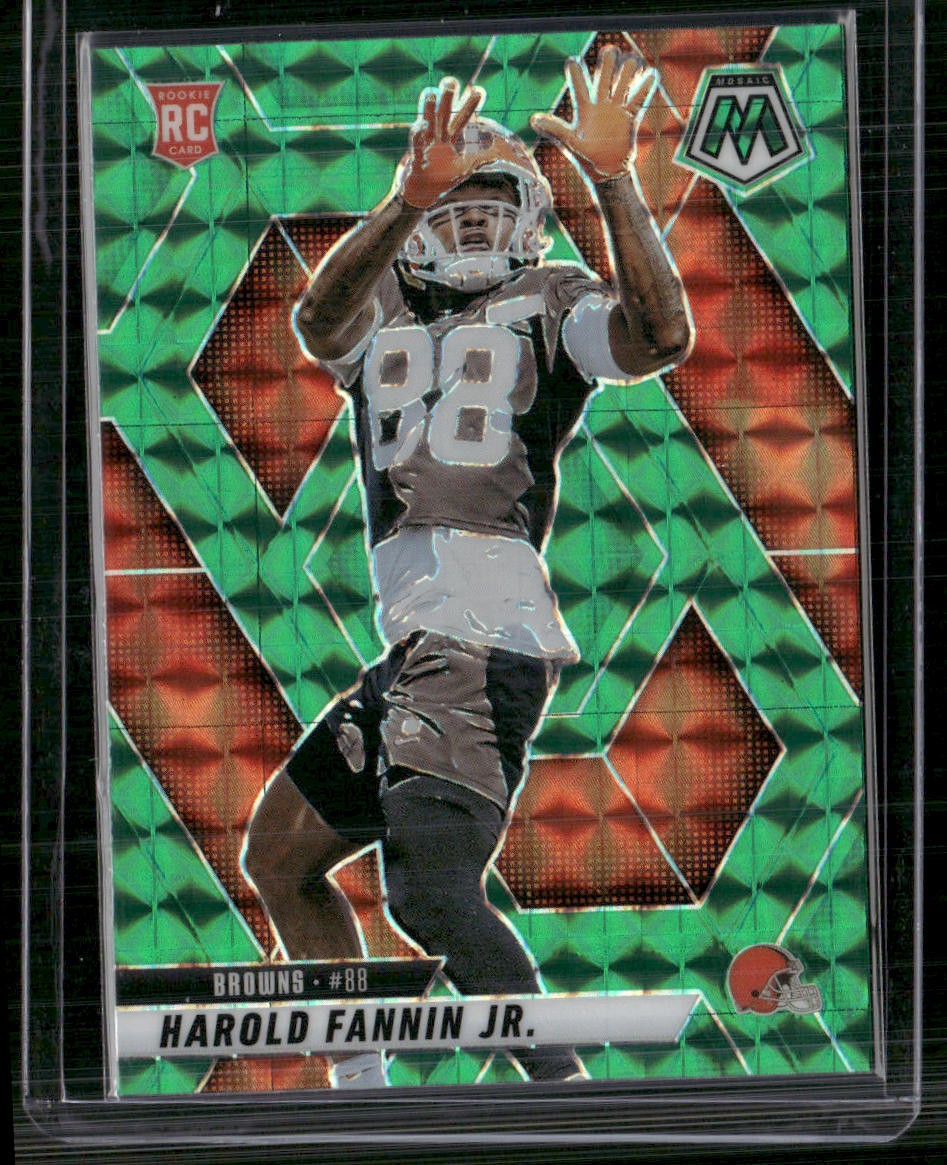 2025 Panini Mosaic #384 Harold Fannin Jr. Mosaic Green