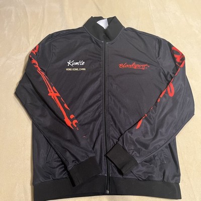 Mens Chalkline Zip Up Track Jacket Bloodsport  Kumite Chalk Line M Fits Like L