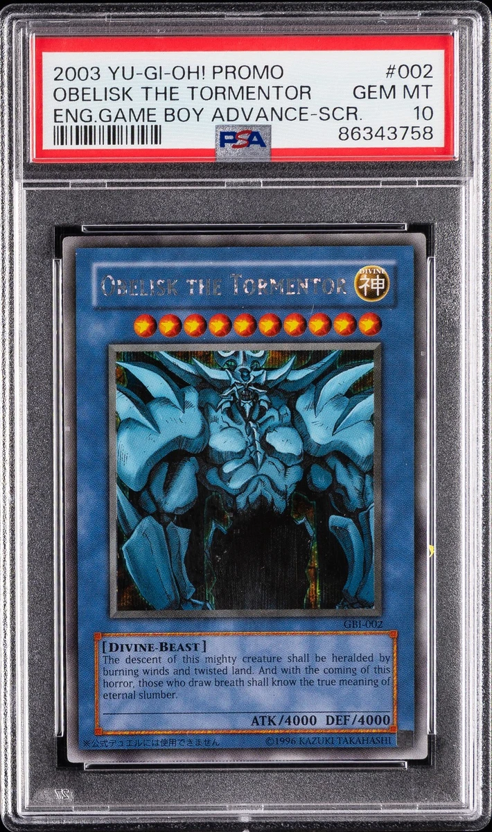 Obelisk The Tormentor Yu-Gi-Oh! TCG Professional Sports