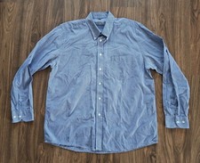 ROYAL CLASS Herren Hemd Gr. XL kariert blau weiss langarm 100% Baumwolle wie NEU