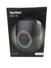 Bosbos Rave P15 Portable Wireless Bluetooth Speaker with LED Lights - Brand New