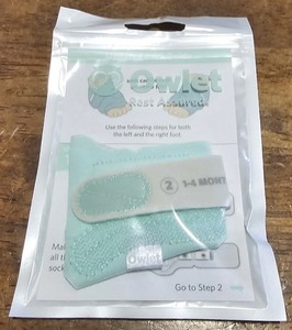 New Owlet Smart Monitor Sock 2 Replacement Fabric Accessory Size 2 1-4 M 8-14 lb