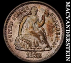 1872-S Seated Liberty Half Dime- Silver- FS-302 MPD- Extra Fine #J3666