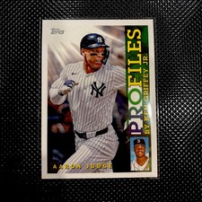 2026 Topps Series 1 Aaron Judge ProFiles By Ken Griffey Jr #TP-18 Yankees