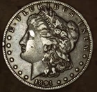 1891 Morgan Silver Dollar Lot AK06