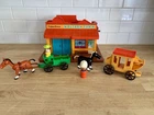 Vintage Fisher Price Little People Lot Western Town 1982 #934 With Accessories