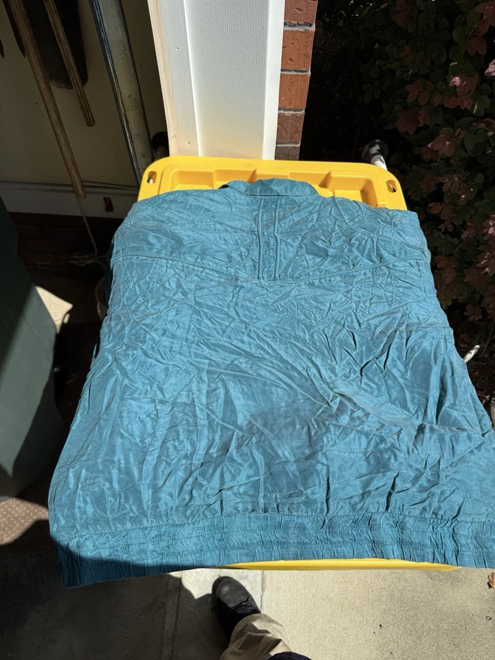 Chaqueta de seda unisex vintage Oleg Cassini talla mediana Foto 3 de 3