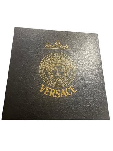 VERSACE BY ROSENTHAL CANDY JEWELRY DISH TREASURY 5” CLEAR GLASS IN ORIGINAL BOX - Picture 5 of 7