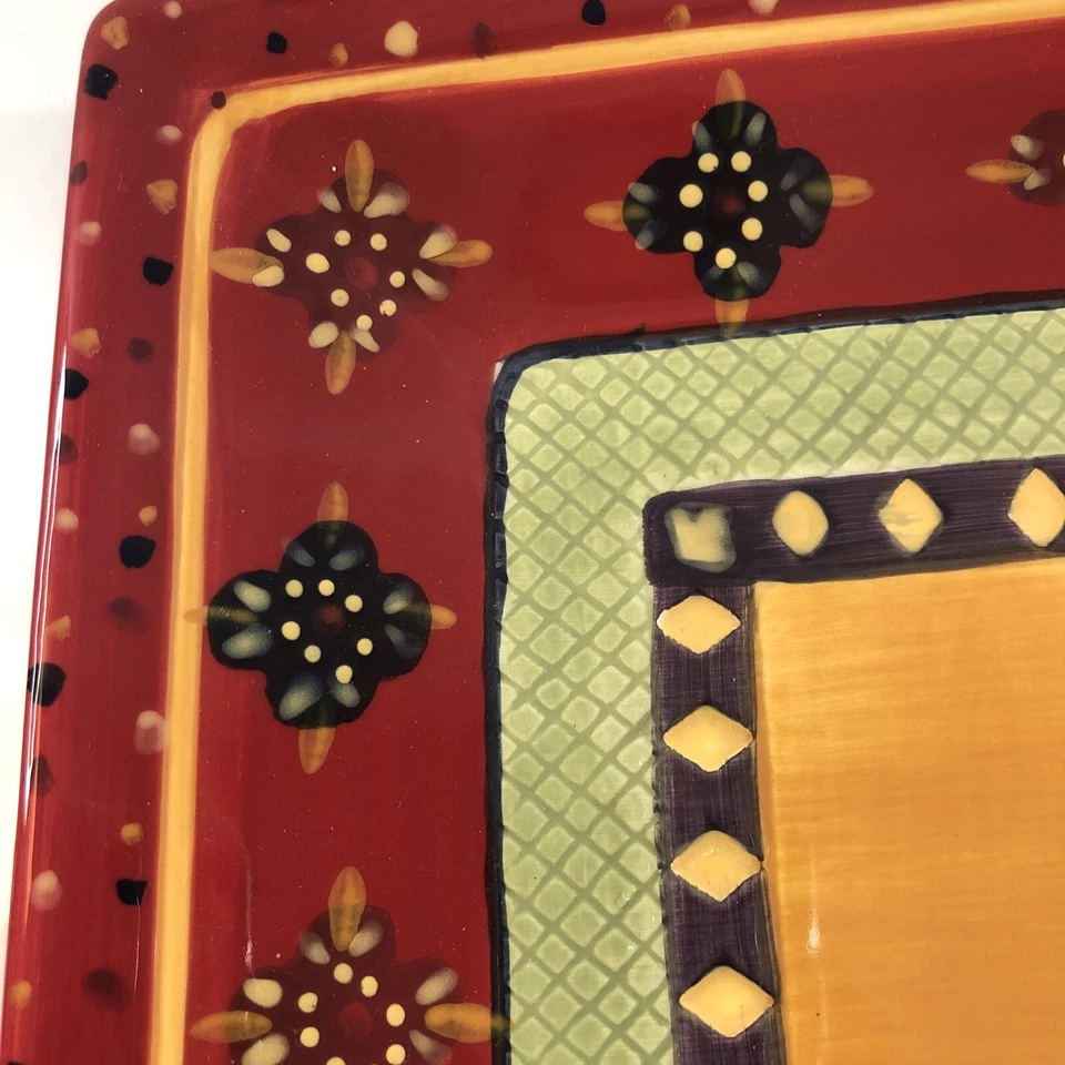 Tabletops CORSICA RUMBA Square Salad plate, 8 3/8" NEW - Image 2 of 4