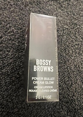 Huda Beauty Power Bullet Cream Glow Bossy Browns Lippenstift in Self-Made Full Size