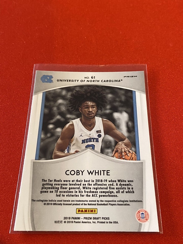 Basketball Card 2019-20 Panini Prizm Draft Crusade #61 Coby White