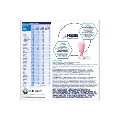 Batido 12's x 53g OPTIFAST VLCD Sabor FRESA Pérdida de Peso Envío Express - Imagen 3 de 3