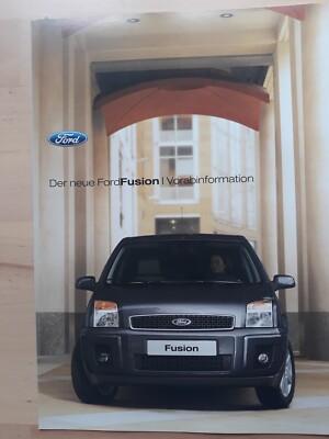 Prospekt Der neue Ford Fusion Vorabinformation 6 Seiten aus 2005 in Top Zustand 
