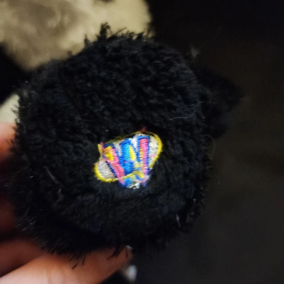 Ganz Webkinz Panda Bear 7 in Plush Black White Stuffed Animal Toy No Code - Image 2 of 4