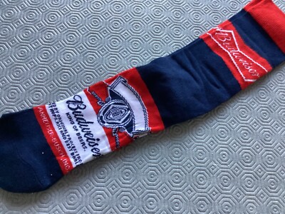 BUDWEISER Socken. Einheitsgröße. Offizieller Bud Artikel. Neu.