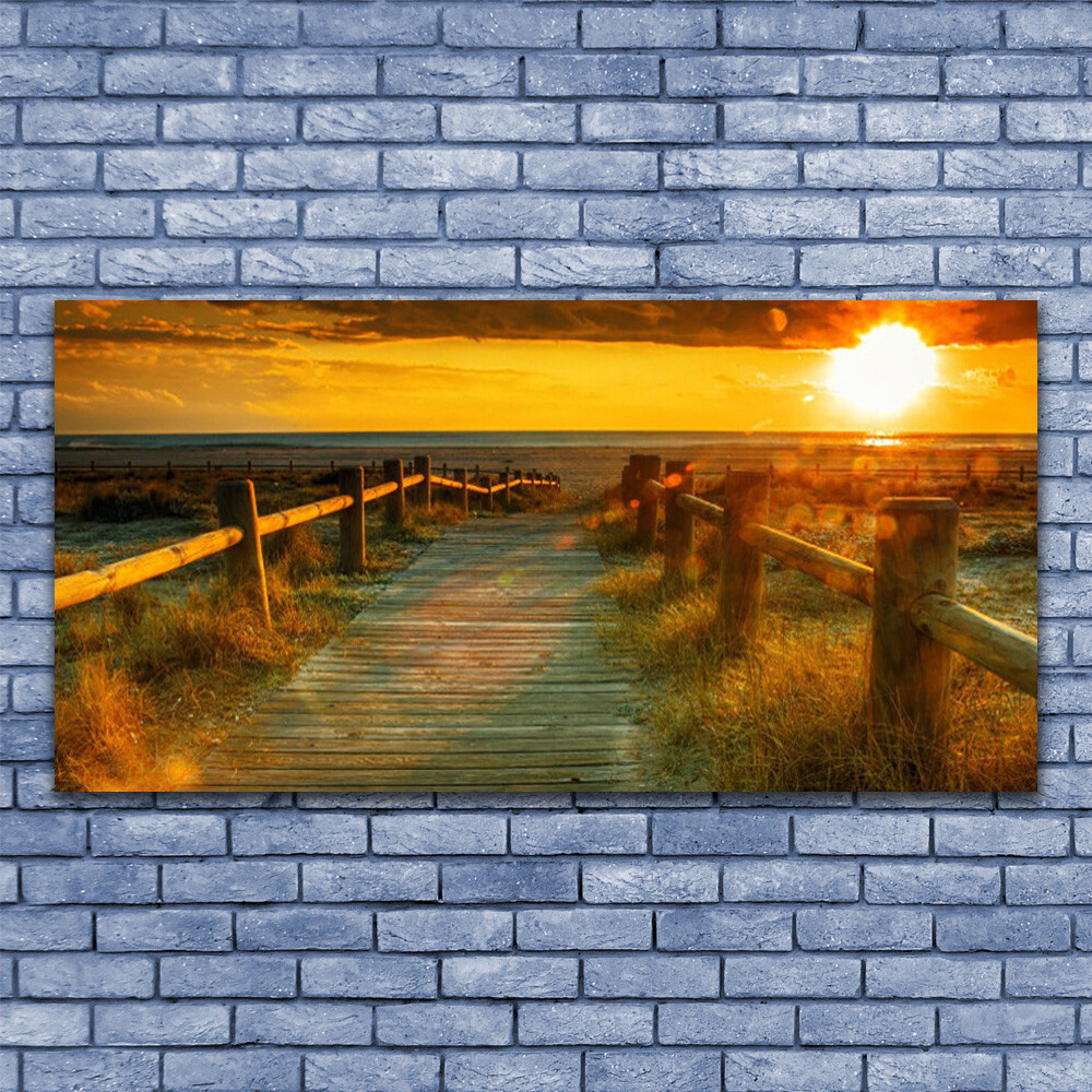 Tableau Plexiglas 140x70 Architecture Sun Way pour décoration murale contemporaine