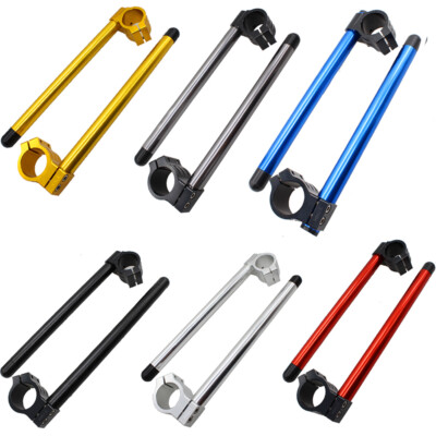 30mm-55mm CNC Clip Ons Handlebar Clipon Fork Tube Handle 7/8'' Universal Triple