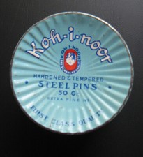Blechdose Koh-i-noor  Steel Pins Stahlstecknadeln CSSR