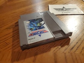 Top Gun The Second Mission NES Cartridge w/ Manual & Sleeve Authentic 