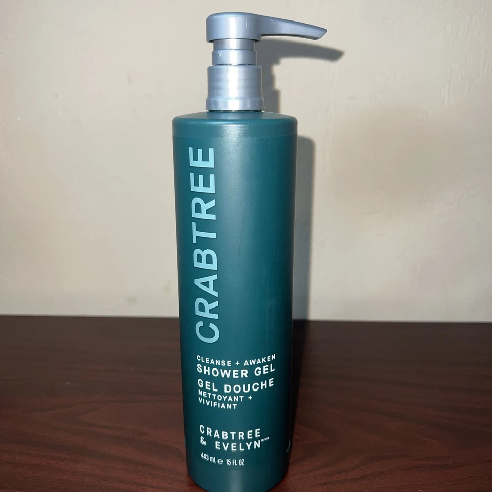 Crabtree & Evelyn Shower Gel Cleanse + Awaken For All Skin 15Fl Oz Fast Shipping - Image 2 of 4