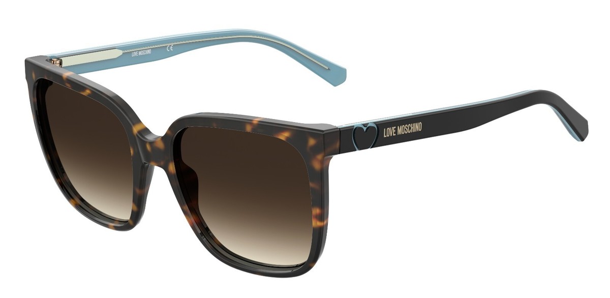 Love Moschino 044/S 086 (Ha) Havana/Brown Shaded Sunglasses  display picture 1