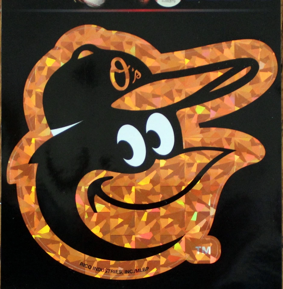 Baltimore Orioles colorful MLB Die Cut Decal Baseball Car Sticker Made in USA - Image 4 of 4