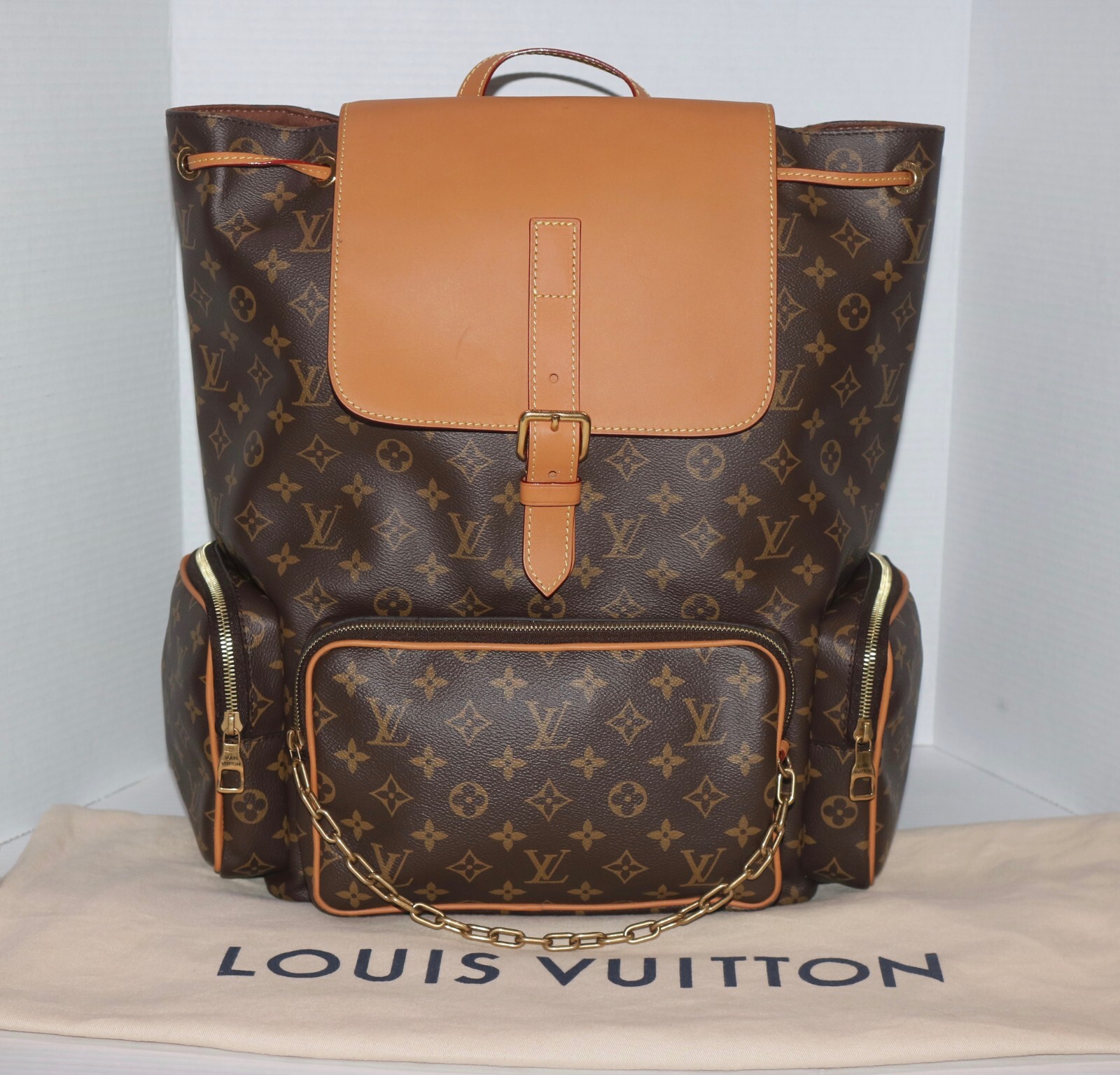Louis Vuitton Monogram Canvas Trio Backpack Brown M44658