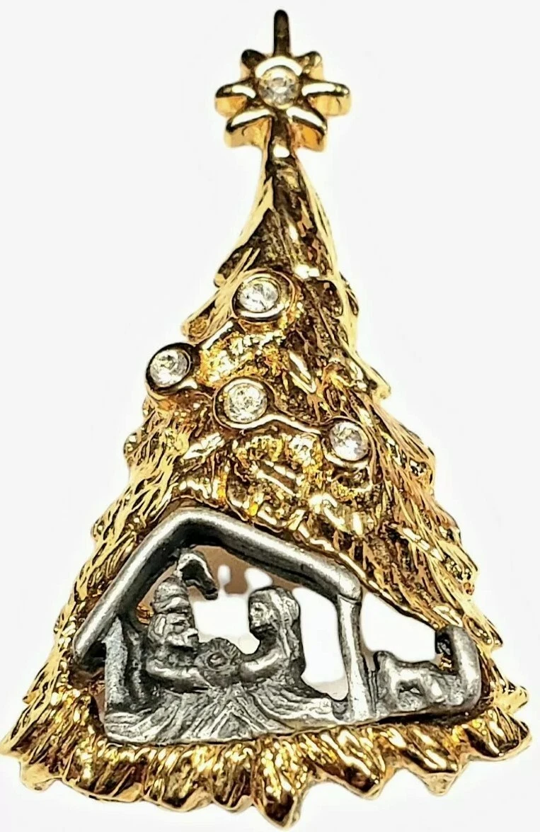 Nativity brooch cheap