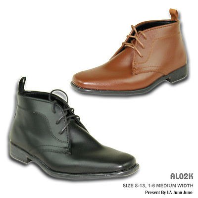 ALLURE MEN New Boy Dress Boot AL02KID Fashion Tuxedo Wedding Prom & Formal Event