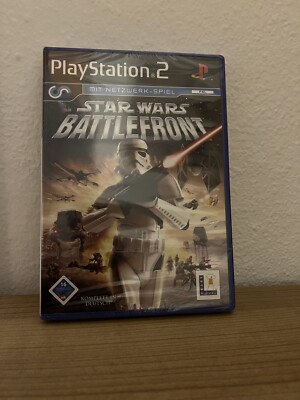 Star Wars: Battlefront PS2 First Print Sealed VGA Ready Wata neu in Folie Top