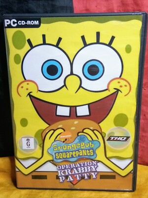 SpongeBob SquarePants: Operation Krabby Patty (PC Windows 95/98, CD-ROM, 2001)