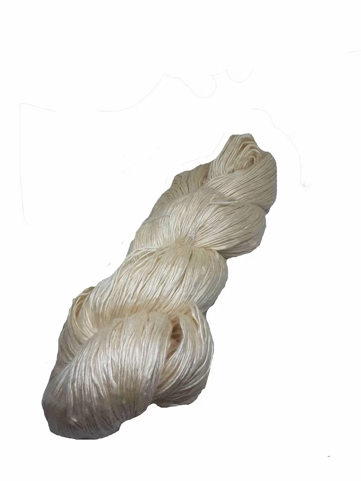 HILO DE SEDA ANAMIKA Hilo de seda morera pura sin teñir individuales 500 yardas por 100 gramos Foto 2 de 4