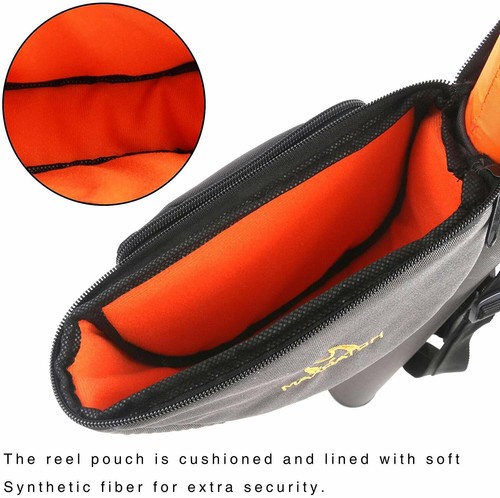 Maxcatch Fly fishing rod Tube with reel pouch Cordura rod case For 9ft,7.5ft Rod - Photo 6/13