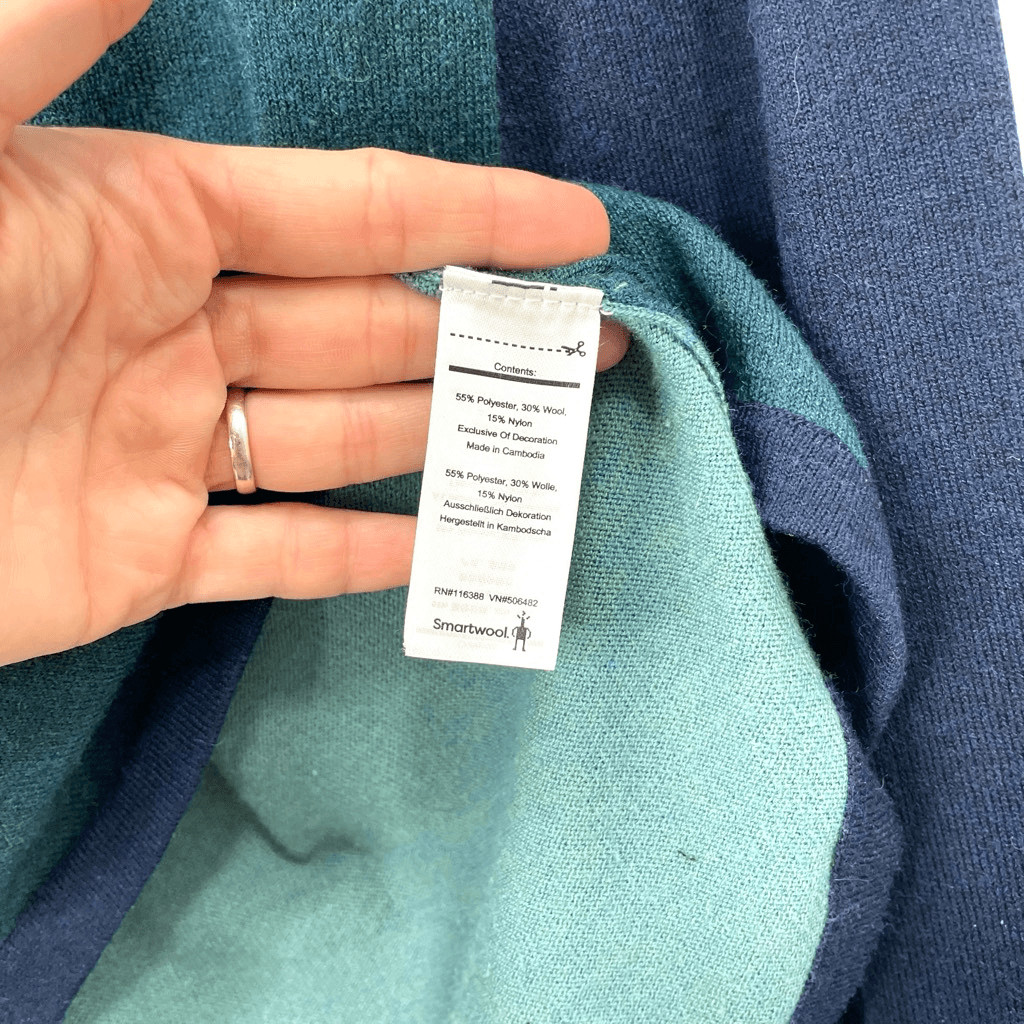 Smartwool Shadow Pine Colorblock Crew Sweater Siz… - image 6