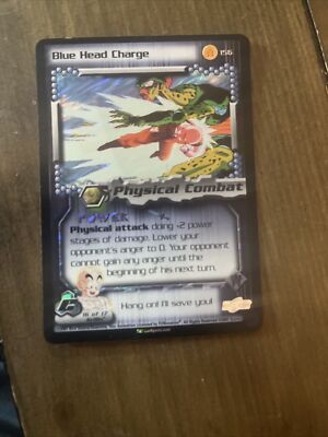 Blue Head Charge HOLO FOIL Rare 156 DBZ TCG Dragon Ball Z Score CCG Cell Saga