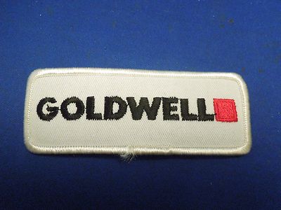 Vintage Goldwell Hair Products Company Advertising Embroidered Iron On Patch