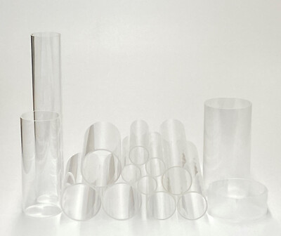 PLEXIGLAS 25 Acrylglas Rohr  Ø10mm - Ø150mm bis 1000mm Länge auf Wunsch gesägt !
