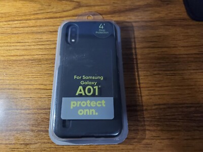 Protect ONN Phone Case For Samsung Galaxy A01 BLACK, 4'