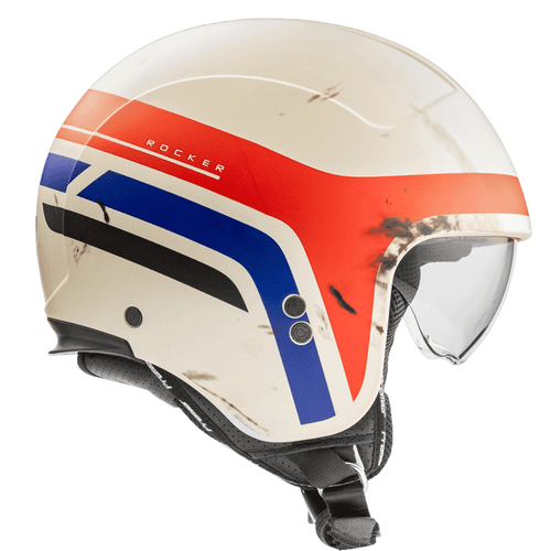 Casco Abierto Oper Face Moto Scooter Multicolor Premier Rocker Homologado 22-05 - Imagen 9 de 10