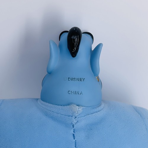 MUÑECA DE COLECCIÓN MATTEL 1993 CABEZA DE PLÁSTICO DISNEY'S ALADDIN BLUE GENIE Y CUERPO DE FELPA - RARA - Imagen 5 de 11