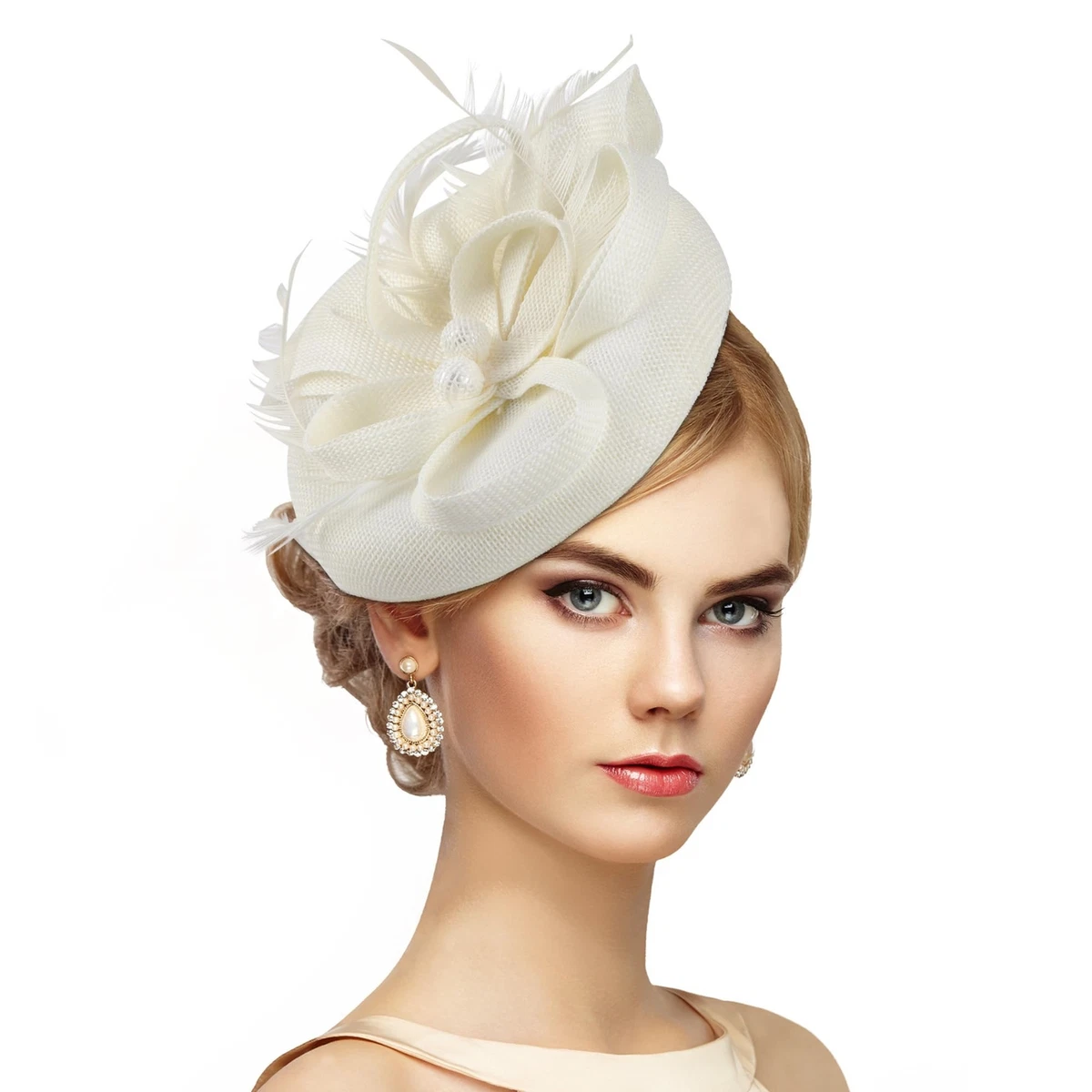 9291 Black Tea Party Hat- 2025 Kentucky Hat 1920s 50s Elegant Victoria Uqiangy Womens Hats Fashion Tea Party Hats for Women  main image 2