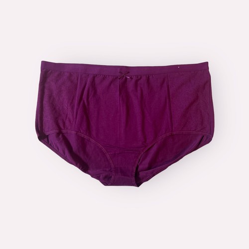 Lane Bryant Cacique Cotton Full Brief Panty w/ Side Lace 22/24 Majestic Purple eBay