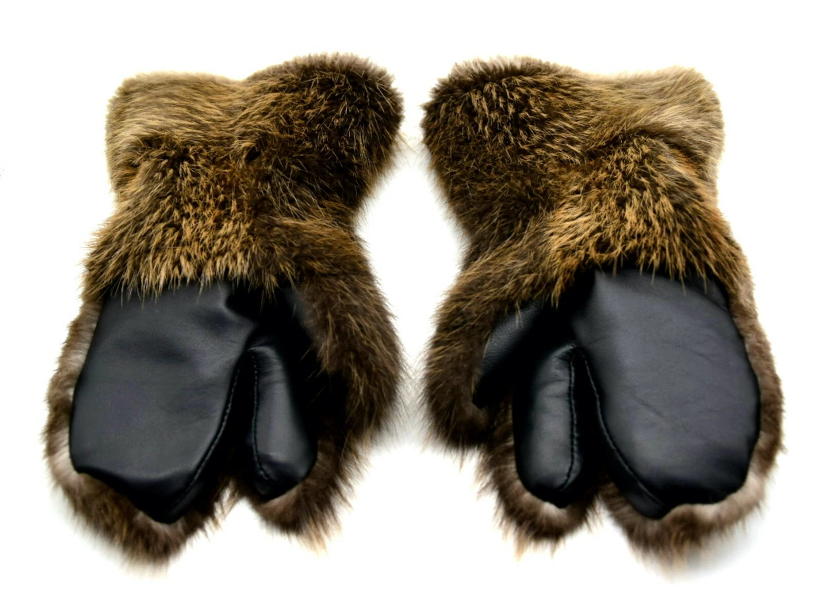 Winter Long Men's Beaver fur Gloves / Mittens