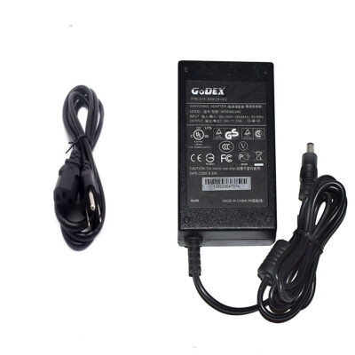 GODEX G500 G530 EZ-1100 EZ-1300 Printer AC Adapter 24V Power Supply Charger