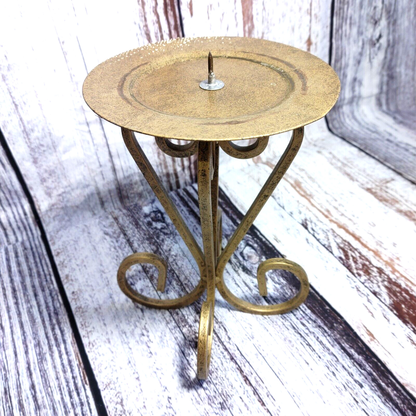 Centerpiece, Vintage Style, Tarnished Gold. Home And Office.