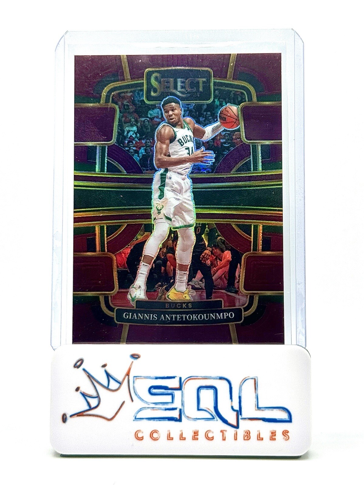 2023-24 Panini Select Concourse Maroon Prizm #60 Giannis Antetokounmpo /175